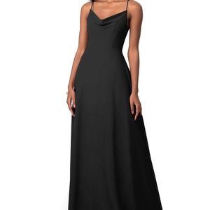 Azazie Black Daenerys Bridesmaid Dress